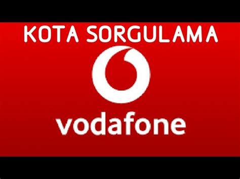 Vodafone kota sorgulama programı